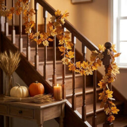 Garden Greatness Natural-Look Autumn Maple Leaf Garland - thumbnail 1