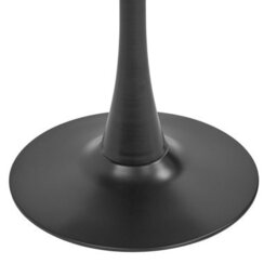 Beliani Dining Table Boca Black Marble 90 Cm 90 Cm - thumbnail 5