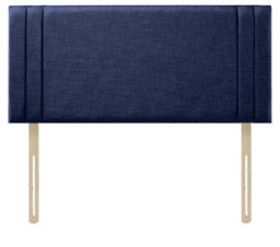 "Slumbre Rio Turin Linen 2Ft6 Small Single 20"" Headboard -  Blue"