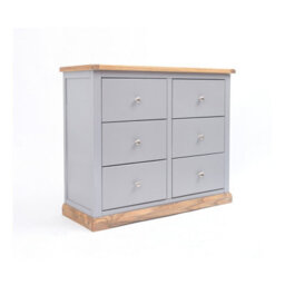 Cabinet Bits Biccari 6 Drawer Chest Of Drawers Chrome Knob - thumbnail 2