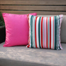 Peggy Wilkins Water Resistant Outdoor Garden Cushion Essence Pink - thumbnail 2