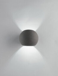 Luminosa Lighting Luminosa Moses Plaster Wall Light Grey 15.5X12.5X11.5Cm - thumbnail 3