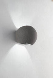 Luminosa Lighting Luminosa Moses Plaster Wall Light Grey 15.5X12.5X11.5Cm - thumbnail 2