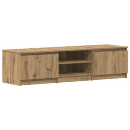 Berkfield Tv Cabinet Artisan Oak 140X40X36 Cm Engineered Wood - thumbnail 2