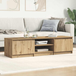 Berkfield Tv Cabinet Artisan Oak 140X40X36 Cm Engineered Wood - thumbnail 4