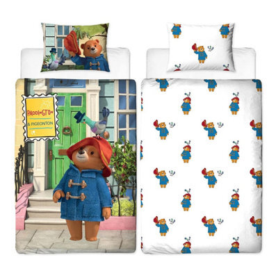 Paddington Bear Friends Reversible Duvet Set Multicoloured (Single) - image 1