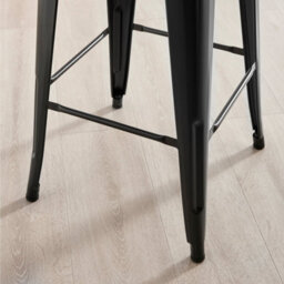 Furniturebox Set Of 2 Colton 'tolix' Style Black Metal Bar Stools - thumbnail 4