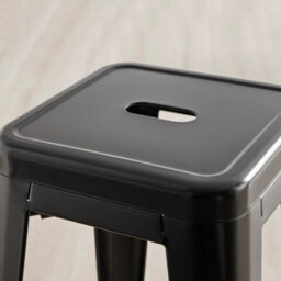 Furniturebox Set Of 2 Colton 'tolix' Style Black Metal Bar Stools - thumbnail 6