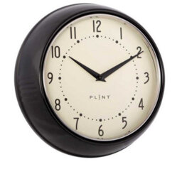 GM Garden & Home Clocks - Metal/glass - L23 X W7 X H23 Cm - Black