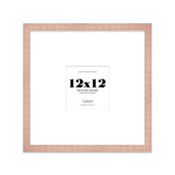 "12X12"" Bronze Picture Frame - 12X12"" Square Frame With 8X8"" Mount For 12X12""/8X8"" Pictures Art Deco Style Room Decor, 1 Pack"