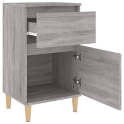 Berkfield Bedside Cabinet Grey Sonoma 40X35X70 Cm - thumbnail 8