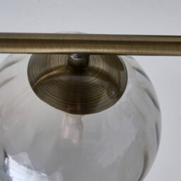 Pagazzi Lighting Pagazzi Tamara 4-Light Antique Brass Semi-Flush Ceiling Light - thumbnail 5