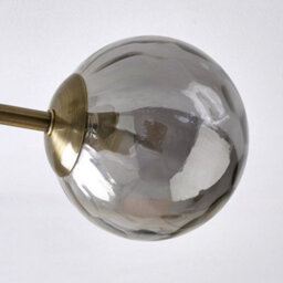 Pagazzi Lighting Pagazzi Tamara 4-Light Antique Brass Semi-Flush Ceiling Light - thumbnail 4