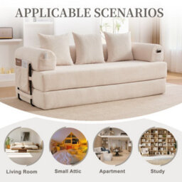 Matteo Modular Sofa In Beige Corduroy - thumbnail 8