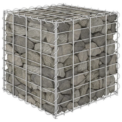 Berkfield Cube Gabion Raised Bed Steel Wire 40X40X40 Cm - image 1