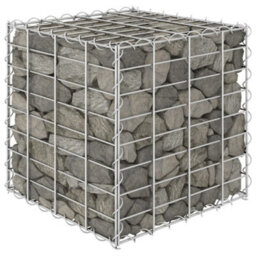 Berkfield Cube Gabion Raised Bed Steel Wire 40X40X40 Cm - thumbnail 1