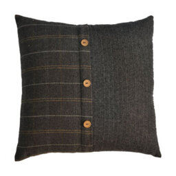 Artisan Furniture Solid Wood Quinn Pewter Cushion Set Of 2 - thumbnail 2