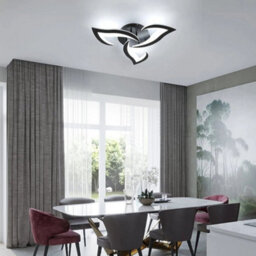 Flower Led Ceiling Light Modern Chandeliers Lamp Cold White Bedroom Living Room - thumbnail 1