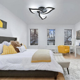 Flower Led Ceiling Light Modern Chandeliers Lamp Cold White Bedroom Living Room - thumbnail 4