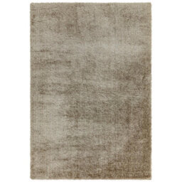 Furniturebox Uk Selby Taupe Shaggy Rug 120X170 - thumbnail 2