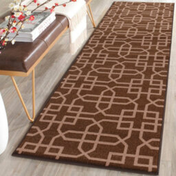 Smart Living Heavy Duty Machine Washable Runner For Hallway, Kitchen Non Slip Floor Mats, Door Mat 67Cm X 220Cm - Brown Beige - thumbnail 1