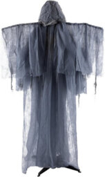 Boland Halloween Standing Reaper Decoration With Led Lighting, Sound & Motion 170Cm Grey - thumbnail 4