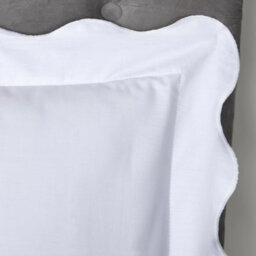 Appletree Scallop Edge 100% Cotton Duvet Cover Set - thumbnail 2