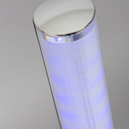 Litecraft Chrome Rgb Led Cylinder Shimmer Glow Kids Floor Lamp - thumbnail 5