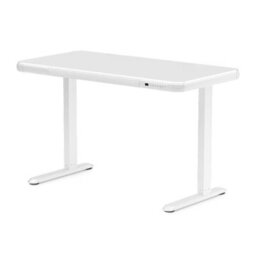 Flexispot Height Adjustable All In One Aesthetic Standing Desk With Drawers 120X60Cm Desktop In White - thumbnail 1
