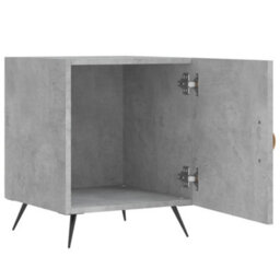 Berkfield Bedside Cabinets 2 Pcs Concrete Grey 40X40X50 Cm Engineered Wood - thumbnail 5