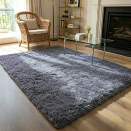 Luxury Fluffy Soft Shaggy Rug - Large Pink 120X160Cm, Anti-Slip & Washable For Bedroom, Living Room & Nursery - thumbnail 4