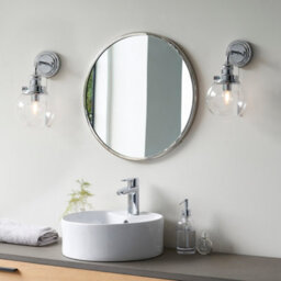 Anson Lighting Maine Bathroom Wall Light Finished In Chrome Plate - thumbnail 5