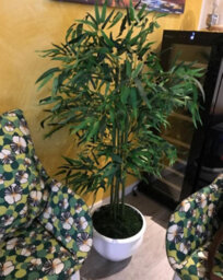 120Cm (4Ft) Green Leaf Artificial Bamboo Plants Trees - Xl - thumbnail 2