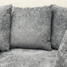 U Shape Corner Chenille Fabric Large Sofa - Truffle - Grey - Foam Seats - Pocket Spring Seats - thumbnail 4