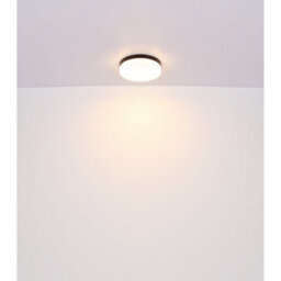 Luminosa Lighting Luminosa Vranos Outdoor Flush Matt Black Ip44 Opal Glass Shade 2X E27 - thumbnail 5