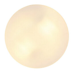 Luminosa Lighting Luminosa Vranos Outdoor Flush Matt Black Ip44 Opal Glass Shade 2X E27 - thumbnail 3