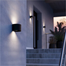 Loops Stylish Modern Black Wall Light For Indoor Home Decor - Model 901844 - thumbnail 3