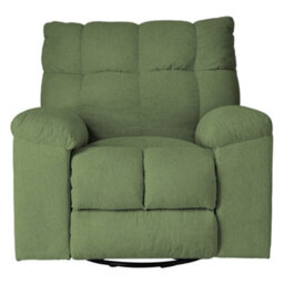 Darphe Green Swivel Rocker Recliner Chair With Power Recline & Charging Ports - thumbnail 3
