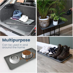 Divchi Shoes Tray Plastic Boot Tray With Raised Edges Multipurpose Entryway Shoe Tray  Footwear Organizer  Pet Food Mat Tools Storage - thumbnail 6