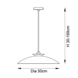 Luminosa Lighting Luminosa Livorno Dome Pendant Ceiling Light Hammered Brass, Brass Plate - thumbnail 8