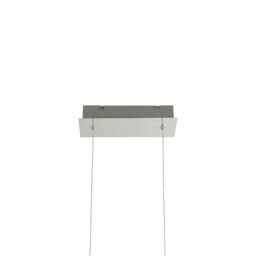 GoodHome Papua Satin Silver Effect Led Pendant Ceiling Light, (Dia)100mm - thumbnail 6