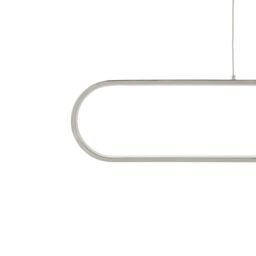 GoodHome Papua Satin Silver Effect Led Pendant Ceiling Light, (Dia)100mm - thumbnail 5
