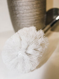 Showerdrape Pzazz Silver Diamante Toilet Brush And Holder - thumbnail 3