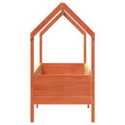 Berkfield Kids' House Bed Frame Without Mattress Wax Brown 80X160 Cm Pine - thumbnail 5