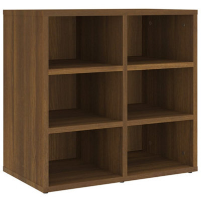 Berkfield Stylish Shoe Cabinet Brown Oak 52.5X30X50 Cm - image 1