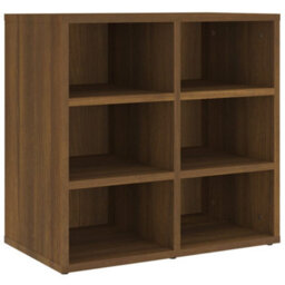 Berkfield Stylish Shoe Cabinet Brown Oak 52.5X30X50 Cm - thumbnail 1