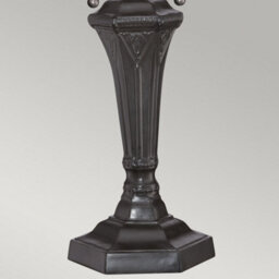 Luminosa Lighting Elstead Cambridge 2 Light Table Lamp Vintage Bronze, Tiffany Glass, E27 - thumbnail 4