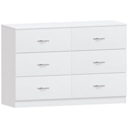 Lassic Vida Designs Riano White 6 Drawer Chest (H)800mm (W)1100mm (D)400mm - thumbnail 7