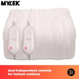 Mylek Electric Blanket Super King Size Fully Heated Mattress Cover Underblanket With Elasticated Skirt - thumbnail 3
