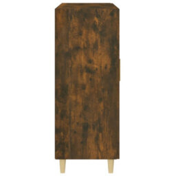 Berkfield Sideboard Smoked Oak 69.5X34X90 Cm Engineered Wood - thumbnail 6